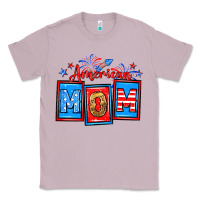 Lilac American mom Classic Tee - Neo Western