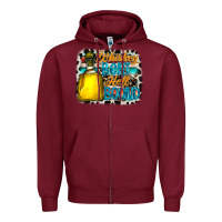 Burgundy whiskey bent hell bound Zipper Hoodie - CowhideDigitalArt