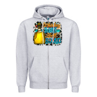 Heather Grey whiskey bent hell bound Zipper Hoodie - CowhideDigitalArt