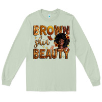 Matcha brown skin beauty Long Sleeve Tee - Zillion Design Studio