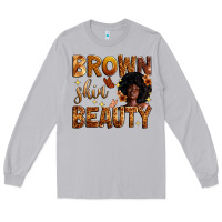 Moon Dust brown skin beauty Long Sleeve Tee - Zillion Design Studio