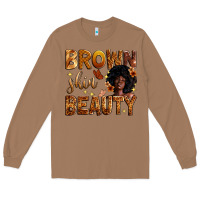 Toasted Coconut brown skin beauty Long Sleeve Tee - Zillion Design Studio