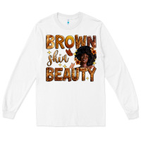 White brown skin beauty Long Sleeve Tee - Zillion Design Studio