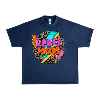 Navy rebel mom Urban Heavy Tee - Zillion Design Studio