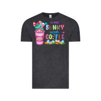Vintage Black some bunny needs coffee with gnomes Vintage Tee - Zillion Design Studio