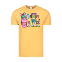 Vintage Mustard some bunny needs coffee with gnomes Vintage Tee - Zillion Design Studio
