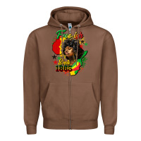 Chestnut free ish since 1865 Zipper Hoodie - HRA Design Shop