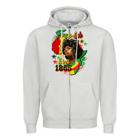 Dove Grey free ish since 1865 Zipper Hoodie - HRA Design Shop