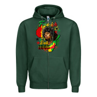 Sports Green free ish since 1865 Zipper Hoodie - HRA Design Shop