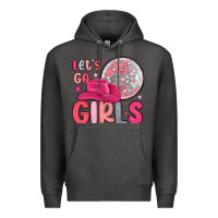 Charcoal Heather let s go girls Premium Hoodie - MaliasSmallBusiness