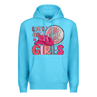 Ocean Blue let s go girls Premium Hoodie - MaliasSmallBusiness