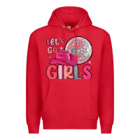 Red let s go girls Premium Hoodie - MaliasSmallBusiness