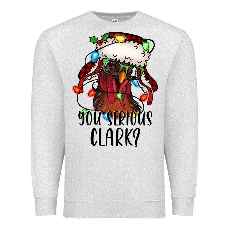 You Serious Clark Christmas Vacation Rooster Premium Sweatshirt by Jasminsmagicworld | Teevron