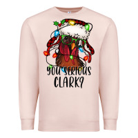 Pale Pink you serious clark Christmas vacation rooster Premium Sweatshirt - Jasminsmagicworld
