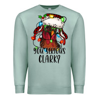 Seafoam you serious clark Christmas vacation rooster Premium Sweatshirt - Jasminsmagicworld