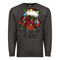 Smoke you serious clark Christmas vacation rooster Premium Sweatshirt - Jasminsmagicworld