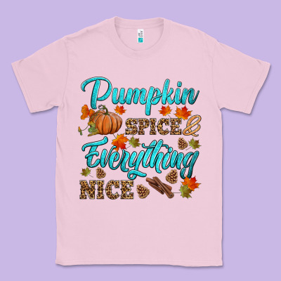Pumpkin Spice Everything Nice Classic Tee Designed By Hra Design Shop