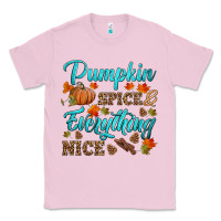 Bubblegum Pink pumpkin spice everything nice Classic Tee - HRA Design Shop