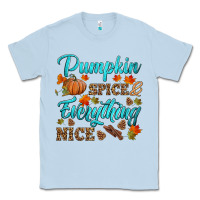 Dusty Blue pumpkin spice everything nice Classic Tee - HRA Design Shop