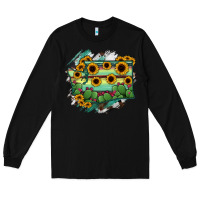 Black washingTon State Map Long Sleeve Tee - RanaPortraitStore