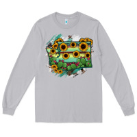 Moon Dust washingTon State Map Long Sleeve Tee - RanaPortraitStore