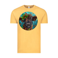 Vintage Mustard Calf Christmas Vintage Tee - RanaPortraitStore