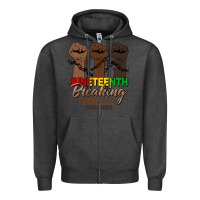 Charcoal Heather breaking every chain since 1865 Zipper Hoodie - HRA Design Shop