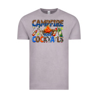 Vintage Zinc campfire and cocktails Vintage Tee - texasbilliewilder
