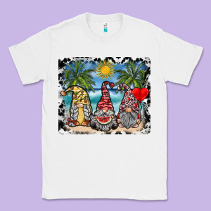 Summer Gnome Mousepad Classic Tee Designed By Sublimationcraftshop