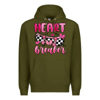 Army Green heart breaker Premium Hoodie - MaliasSmallBusiness