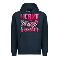 Navy heart breaker Premium Hoodie - MaliasSmallBusiness