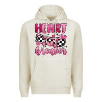 Oatmeal Heather heart breaker Premium Hoodie - MaliasSmallBusiness