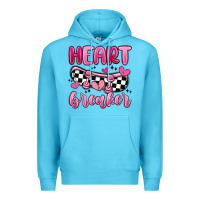 Ocean Blue heart breaker Premium Hoodie - MaliasSmallBusiness