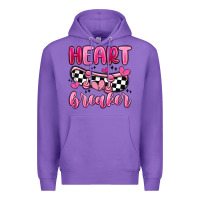 Purple heart breaker Premium Hoodie - MaliasSmallBusiness