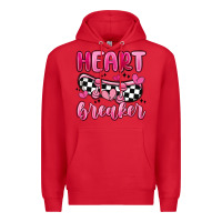 Red heart breaker Premium Hoodie - MaliasSmallBusiness