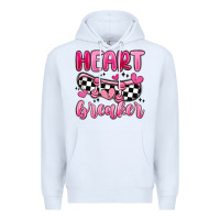 White heart breaker Premium Hoodie - MaliasSmallBusiness