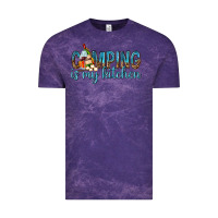 Cloud Purple camping is my kitchen with wine Vintage Tee - texasbilliewilder