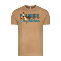 Vintage Camel camping is my kitchen with wine Vintage Tee - texasbilliewilder