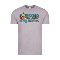 Vintage Zinc camping is my kitchen with wine Vintage Tee - texasbilliewilder