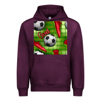 Mauve Wine soccer shoes goal seamless pattern Urban Hoodie - BundleAndBundleShop