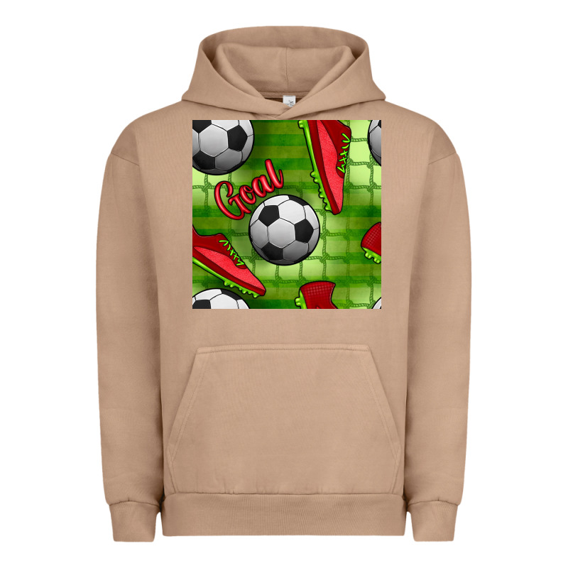 Soccer Shoes Goal Seamless Pattern Urban Hoodie by BundleAndBundleShop | Teevron