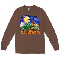 Chestnut halloween truck Long Sleeve Tee - AdoDesignShop