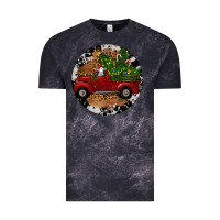Cloud Black Farm Truck Christmas Vintage Tee - RanaPortraitStore