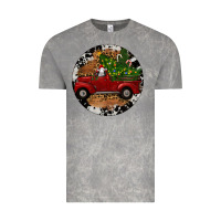 Cloud Rock Farm Truck Christmas Vintage Tee - RanaPortraitStore