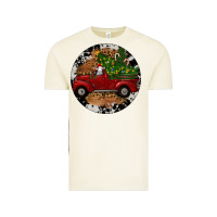 Vintage Arctic Farm Truck Christmas Vintage Tee - RanaPortraitStore