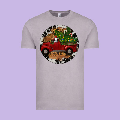 Vintage Tee Farm Truck Christmas