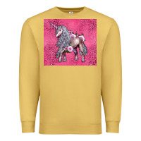 Antique Gold unicorn Premium Sweatshirt - LillyAllenDesigns