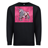 Black unicorn Premium Sweatshirt - LillyAllenDesigns
