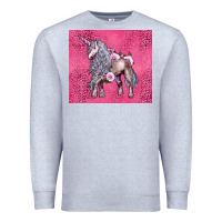 Heather Grey unicorn Premium Sweatshirt - LillyAllenDesigns