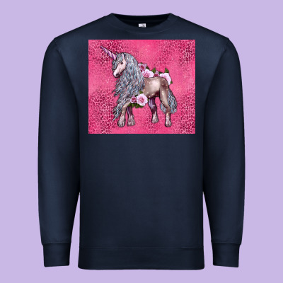 Unicorn Premium Sweatshirt Designed By Lillyallendesigns